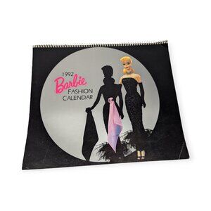 Vintage Mattel 1992 Barbie Fashion Calendar Unused Spiral Bound